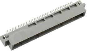 PCN10EA-50P-2.54DS(72), DIN 41612 Connectors 50P R/A PIN HDR T/H W/ BRD PREFIX LK PIN