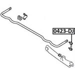 0423-DJ, Тяга стабилизатора задняя