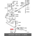 MR151327, Втулка стабилизатора переднего MITSUBISHI L200 96-