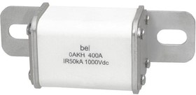 0AKHBK400-BA, 1000V-RATED FUSE FOR EV/HEV/ESS APPLICATIONS, 400A, STUD MOUNT WITH OFFSET BLADE 51AK0284