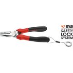 187.16CPESLS, Combination Pliers, 165 mm Overall, Straight Tip, 34mm Jaw