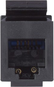 Коннектор AMP, RJ12, 6 контактов, S73L, C, S88, чёрный 75528-39