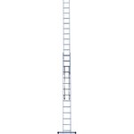 Универсальная усиленная двухсекционная лестница 15 ступеней ALP215