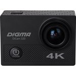 Экшн-камера Digma DiCam 320 4K, WiFi, черный [dc320]