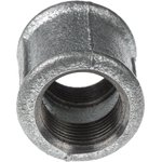 770270205, Galvanised Malleable Iron Fitting Socket, Female BSPP 3/4in to Female ...