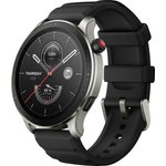 Смарт-часы AMAZFIT GTR 4 A2166, 1.43", черный/серый / черный