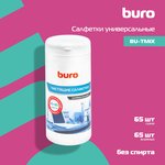 Чистящие салфетки BURO BU-Tmix 65 шт влажных+ 65 шт. сухих [817437]