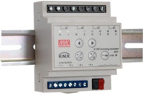 Фото 1/2 KAA-4R4V-10, 4-Channel LED Dimming and Switching Actuator KNX 10A Screw Terminal
