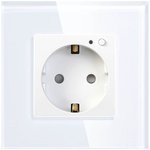HDY-OW01, HIPER Smart wall socket/Умная встраиваемая розетка/1 модуль/Wi-Fi/AC ...