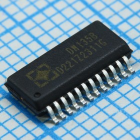 DM135B, кол-во каналов 16, Uпит=3,3~5,0В, Uключей=до 17В, Iвых=20~60 mA, внешний резистор, рабочая температура от -40 до +85 / DM135B