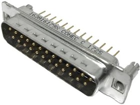 163A16179X, D-Sub Standard Connectors 25P DSUB PLUG STRT THRU-HOLE