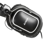 Наушники с микрофоном A4Tech HS-60 черный 2.5м мониторные оголовье