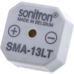 SMA-13LT-P7.5, 82dB Through Hole Continuous Internal Buzzer, 14 x 14 x 6.5mm ...