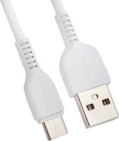 Фото 1/2 USB кабель HOCO X13 Easy Charging Type-C Charging Cable L=1M белый