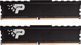 Фото 1/4 DDR 4 DIMM 64Gb (32Gbx2) PC25600, 3200Mhz, PATRIOT SL Premium (PSP464G3200KH1) (retail)