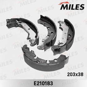 Колодки барабанные FORD FIESTA 1.25-1.8D 95-/FUSION 1.25-1.6D 00-/MAZDA 2 03- (TRW GS8742) E210183