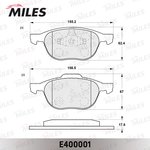 Колодки тормозные передние (без датчика) (Смесь Low-Metallic) FORD FOCUS II ...