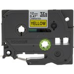 TZe-631, Black on Yellow Label Printer Tape, 8 m Length, 12 mm Width