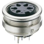 0306 12, CHASSIS SOCKET ACC. TO IEC 61076-2-106, IP 68, WITH THREADED JOINT ...