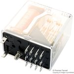 1-1393806-1, Electromechanical Relay 24VDC 700Ohm 2A DPDT (19x24x35.5)mm Plug-In ...