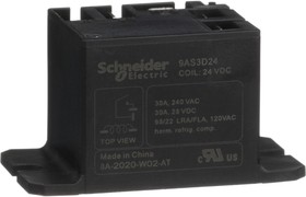 9AS3D24, POWER RELAY, SPST-NO, 24VDC, 30A, PANEL