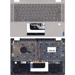 Клавиатура для ноутбука Lenovo IdeaPad Flex 5 14IAU7 серебристая
