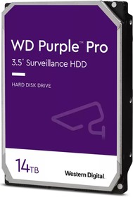 Фото 1/5 Жёсткий диск 14Tb SATA-III WD Purple Pro (WD142PURP)