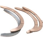 740.1005183/84Р2, Полукольцо опорное коленвала КАМАЗ комплект Р2 бронза (2+2шт.) ДЗВ