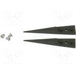 A3CP, Набор концовок; Концы губок: заостренные; Дл.пинцета: 40мм; ESD