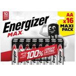 MAX E91 (316/LR6/AA)16, Элемент питания алкалиновый MAX (16шт) 1.5В