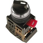 BSW10-AC-2-K02, Переключатель АС-22 на 2 фиксированных положения "I-O" 1з+1р IEK