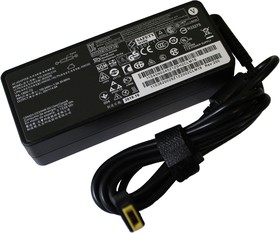 Фото 1/4 Блок питания (сетевой адаптер) OEM для ноутбуков Lenovo 20V 4.5A 90W прямоугольный черный, без сетевого кабеля