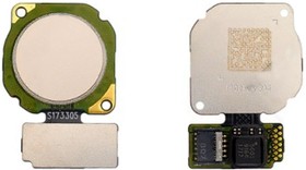 Шлейф (плата) для Huawei Nova 2 + сканер отпечатка (золото)