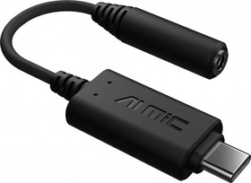 Фото 1/3 Asus AI Noise Canceling Mic Переходник (USB-C, jack 3.5 мм, 90YH02L1-B2UA00)