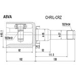 CHRIL-CRZ, ШРУС внутренний левый 31x35x34