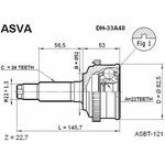 DH-33A48, ШРУС наружный 22x52x24