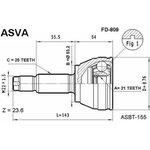 FD-809, ШРУС наружный