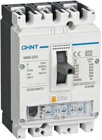 Выключатель автоматический 3п 100А 50кА NM8N-250S EN с электрон. расцеп. (R) CHINT 271333