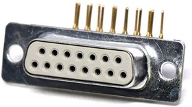 164A10179X, D-Sub Standard Connectors D-SUB CONNECTOR SOLDER PIN .370