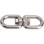 Вертлюг кольцо-кольцо D6 мм нержав. сталь 1 шт G1 4406