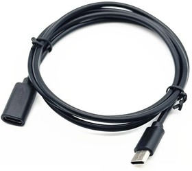 Кабель-удлинитель Buro USB Type-C (m) USB Type-C (f) 2м (BU-EXT-TYPEC-2M) черный – купить оптом и в розницу