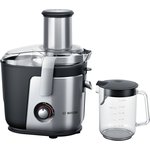 Bosch MES4010 juicer, silver/black, centrifugal, 1200 W, 1500 ml, mechanical