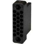 201356-1, Rack & Panel Connectors MALE BLOCK PHEN104P