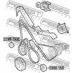 Ролик обводной FORD TRANSIT TT9 2006-2013 2188-TKE