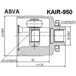 KAIR-950, ШРУС внутренний правый 33x42x26