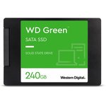 WD SSD GREEN 240Gb SATA3 2,5"/7мм WDS240G3G0A (аналог WDS240G2G0A), 1 year