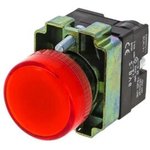 085-06-074, Лампа сигнальная CB2-BV64(LED) красный 230В IP54 HLT