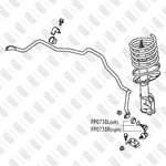 FP0738L, Тяга стабилизатора HYUNDAI Accent/Matrix 95-/MITSUBISHI Carisma/Lancer 99-