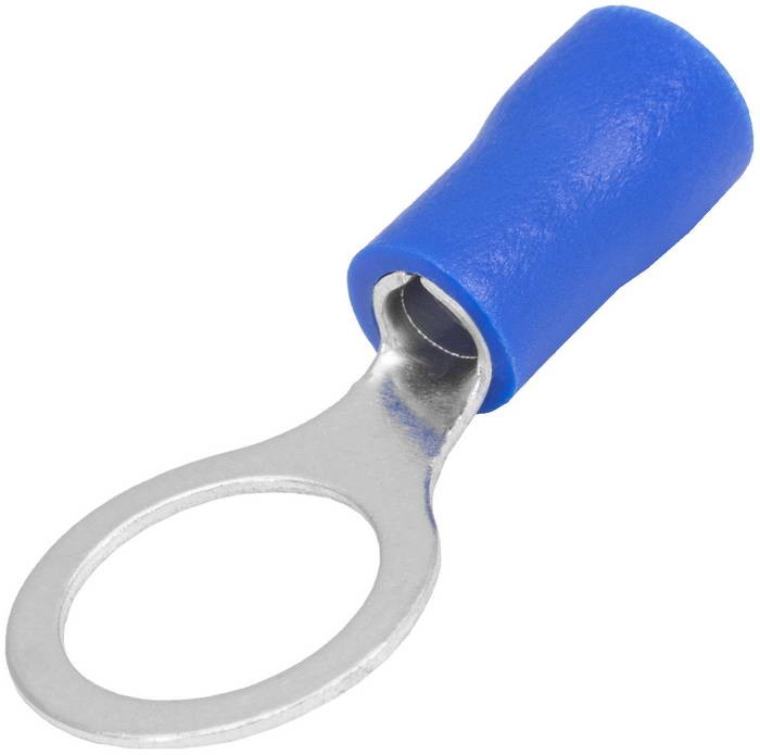 Super Rv2 Blue RV2-8 blue, Наконечник кольцевой изолированный RV2-8, 27 А, 16-14 AWG ...