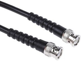 4262044, RF Cable Assembly, BNC Male Straight - BNC Male Straight, 500mm, Black